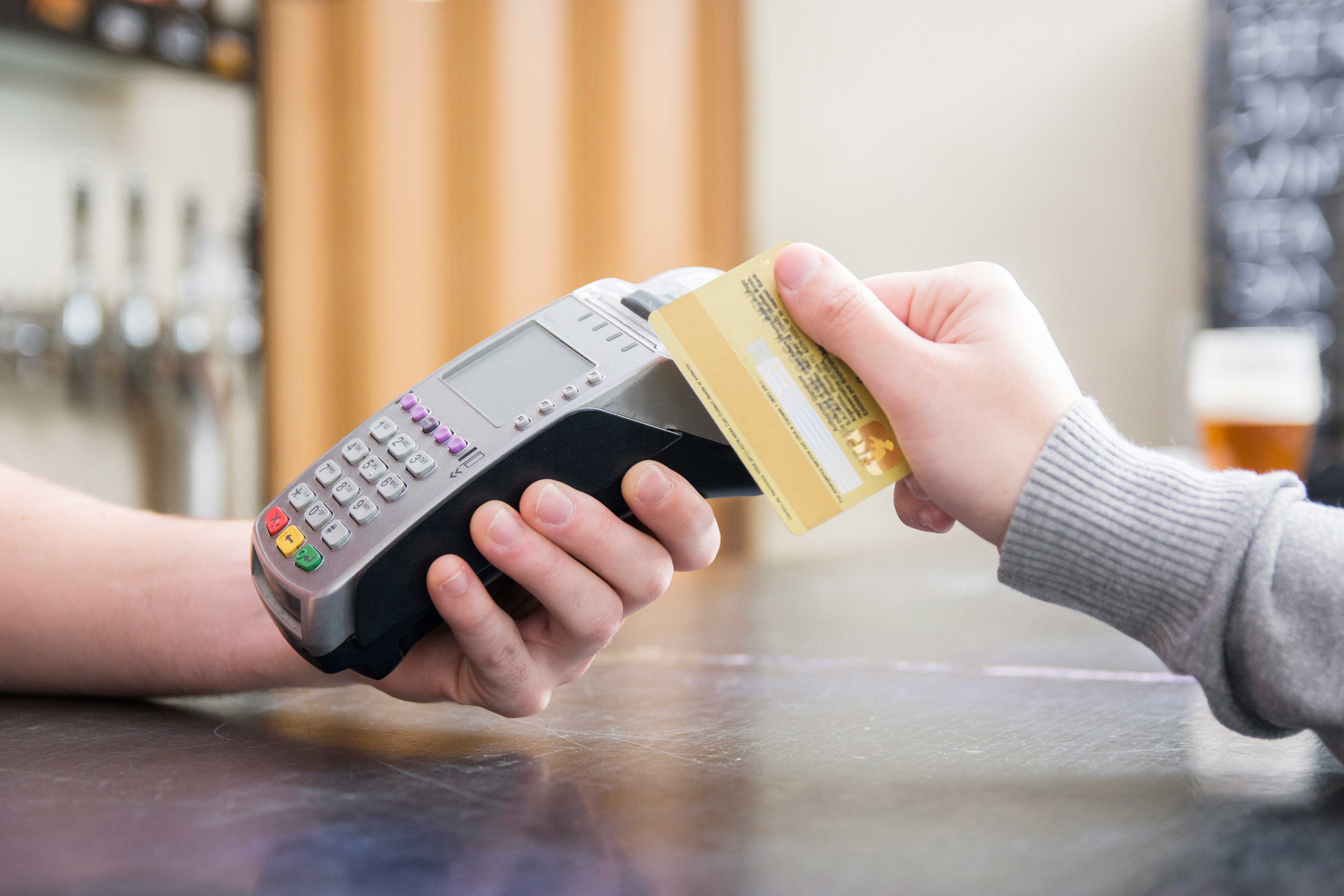 Credit card machine